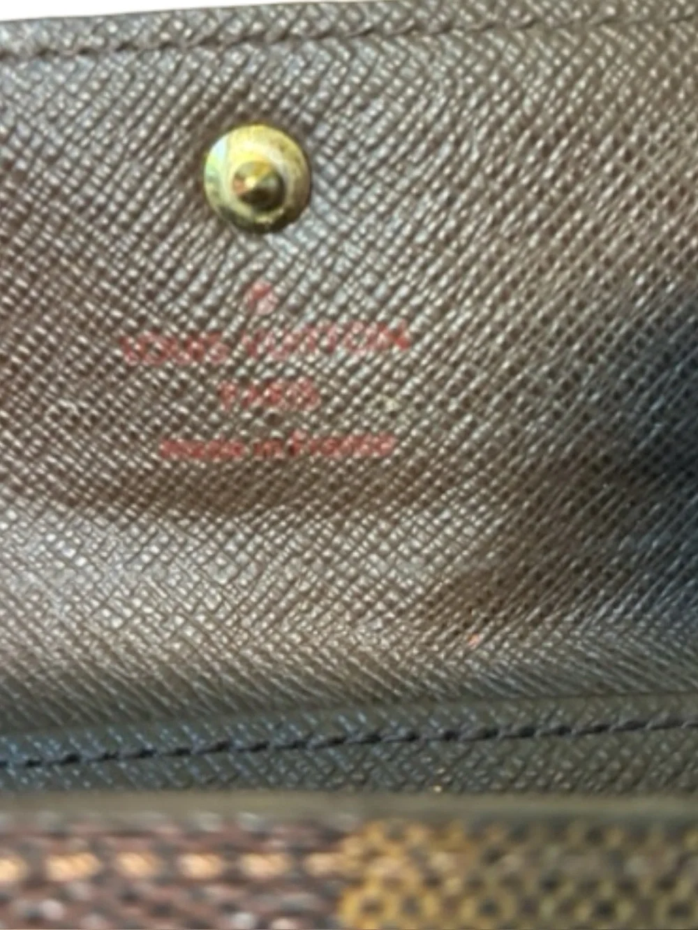 Louis Vuitton Brown Damier Canvas Key Holder